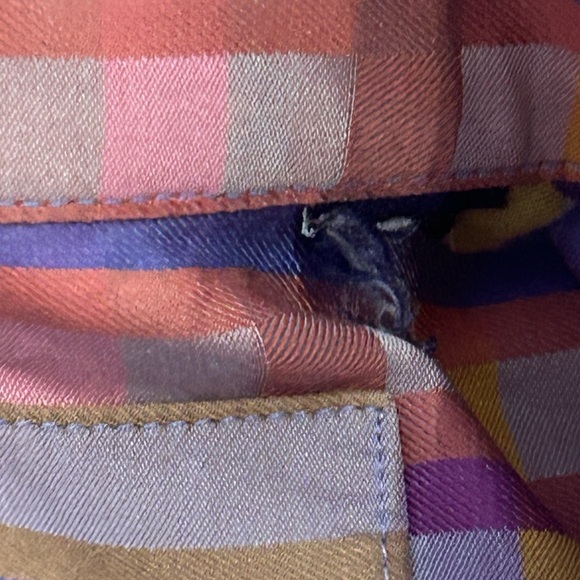 Robert Graham Men’s Medium Multicolor Stripe Button Down - Picture 5 of 10